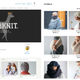 Purlbknit’s Etsy store (left) and website made with Pattern (right)